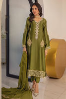 Picture of Runela Olive - Shirt, Pants and Dupatta