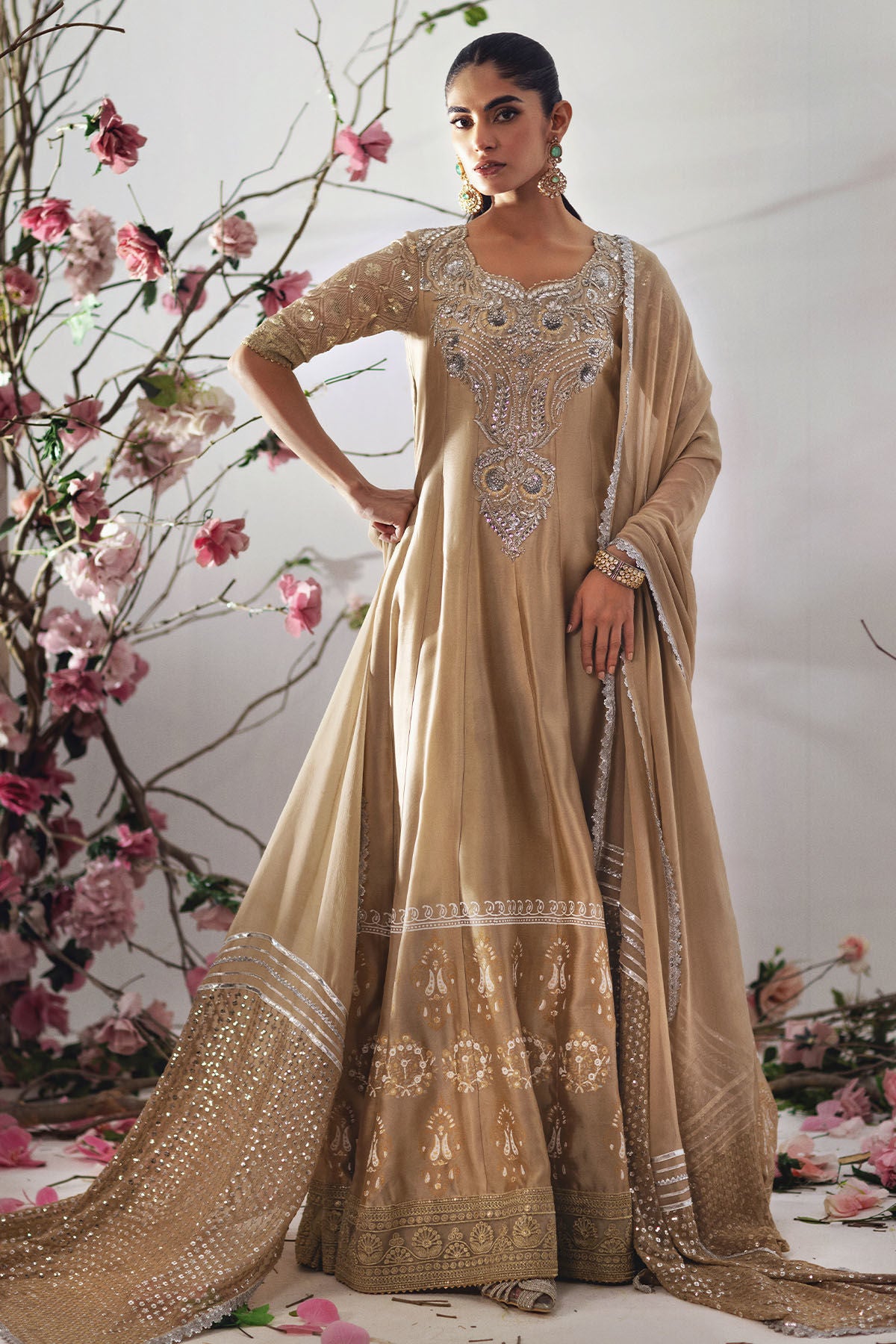 Khumar Kalidar (Kalidar and Dupatta)