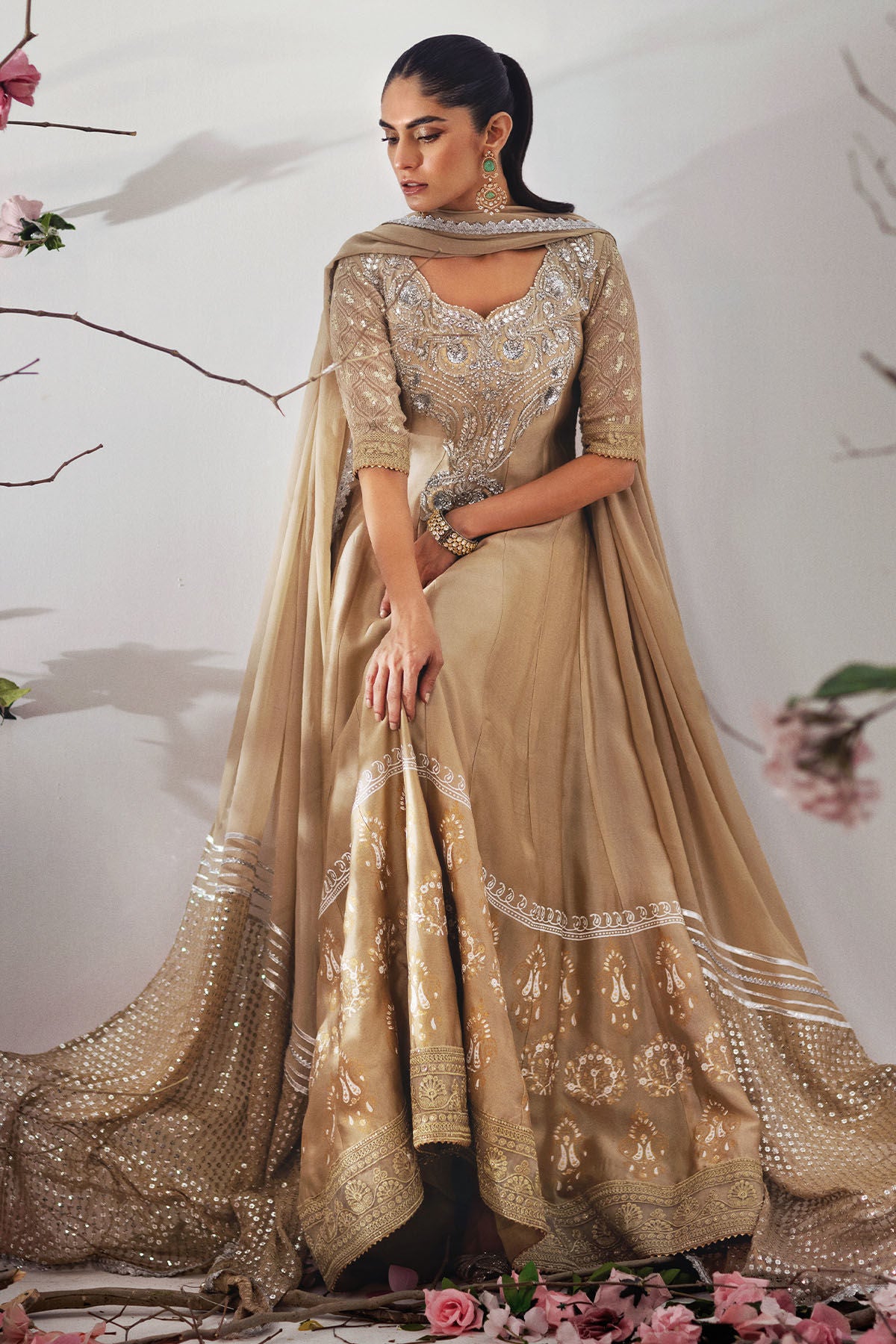 Khumar Kalidar (Kalidar and Dupatta)