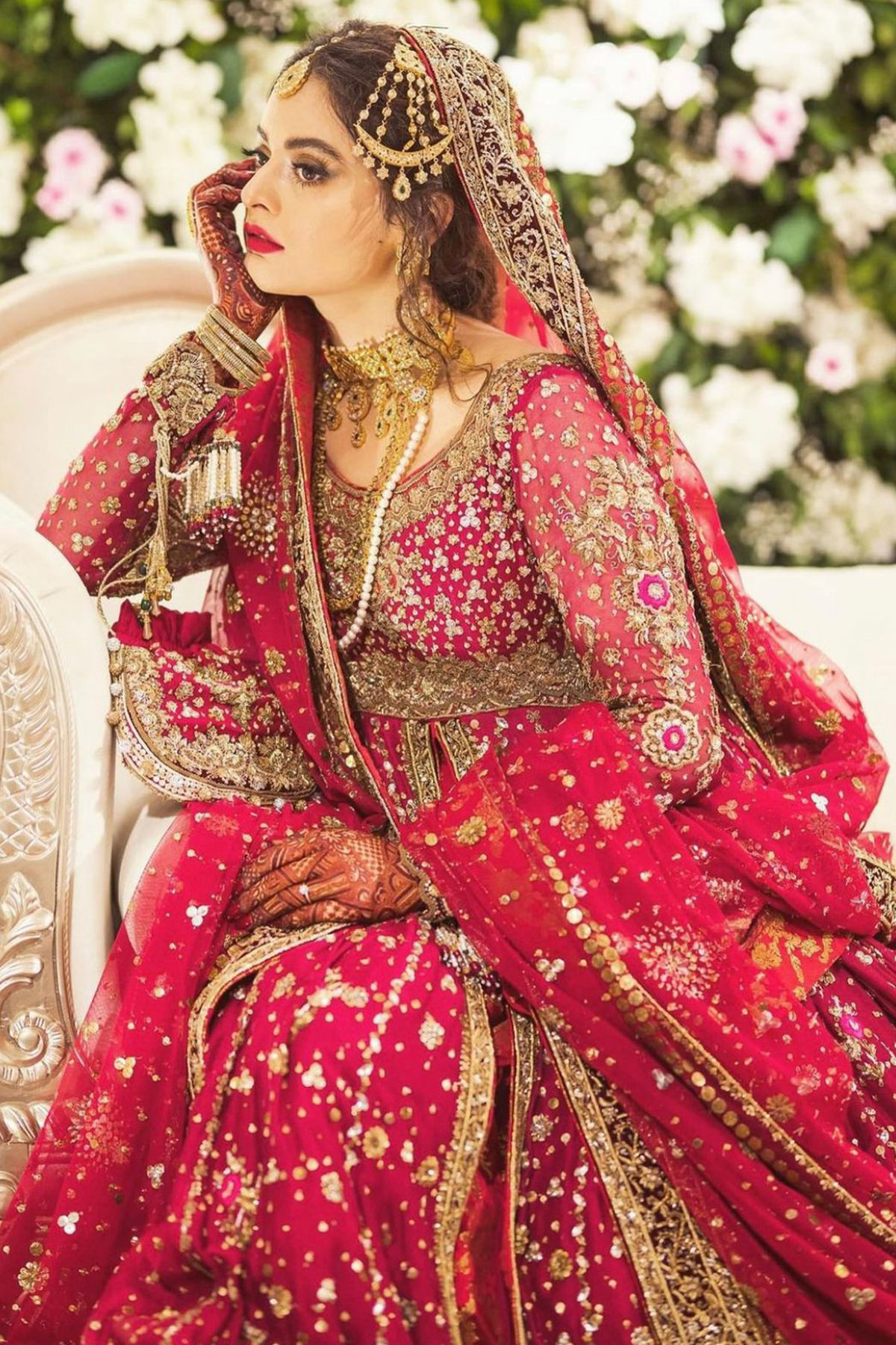 Minal khan best sale in bridal dress