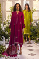 Picture of Afsaneh Cranberry - Shirt and Dupatta