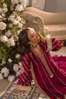 Picture of Visaal Cranberry - Shirt and Dupatta