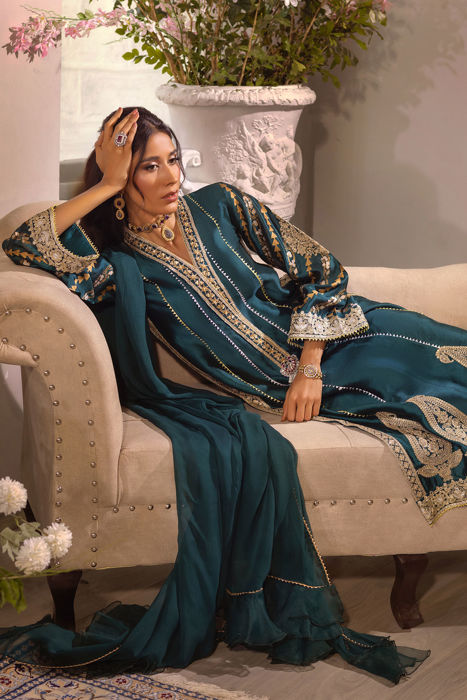 Visaal Emerald - Shirt and Dupatta