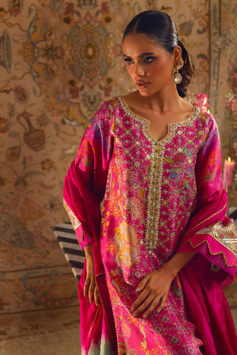 Misaka - Shirt, Pants and Dupatta