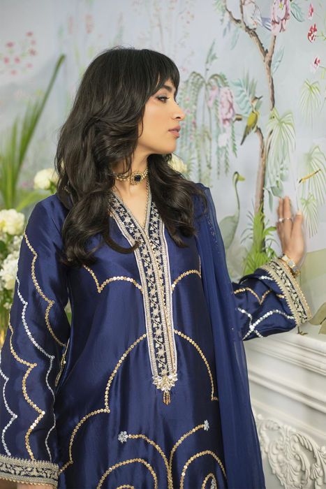 Izali Midnight - Shirt, Pants And Dupatta