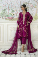 Picture of Izali Cranberry- Shirt, Pants And Dupatta