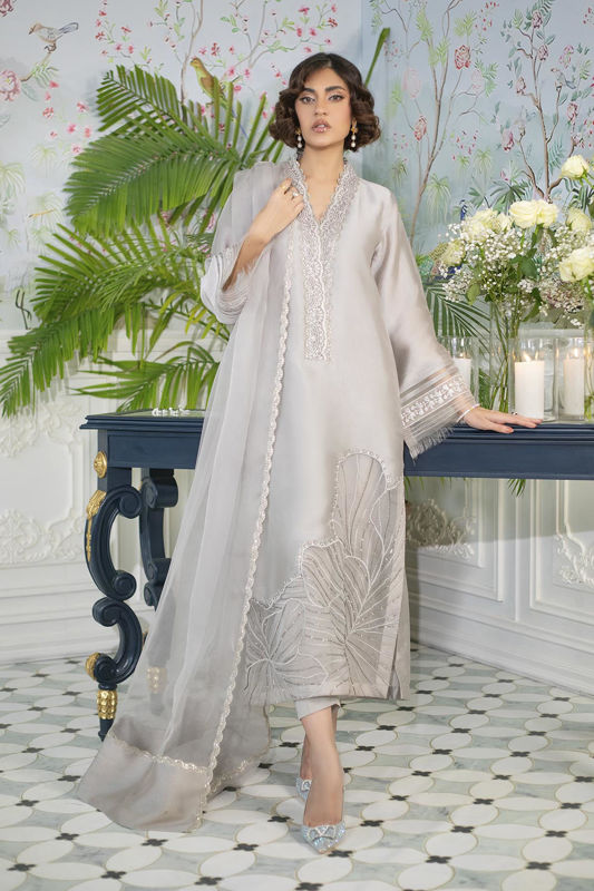 Picture of Lainey Grey - Shirt, Pants And Dupatta