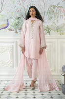 Picture of Melanie Rose Pink - Shirt And Dupatta