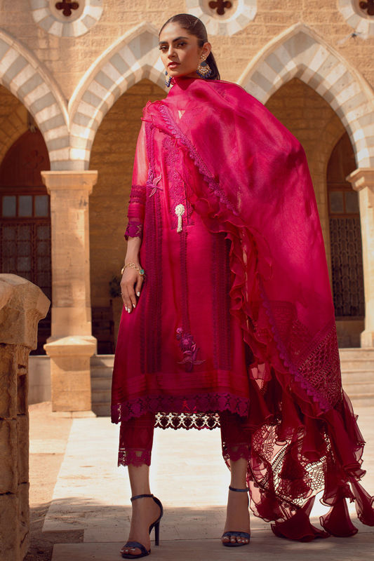 Picture of Bella - Cranberry (Shirt and Dupatta)