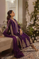 Picture of Visaal aubergine - shirt and dupatta