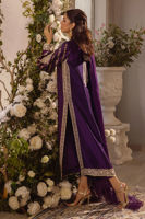 Picture of Visaal aubergine - shirt and dupatta